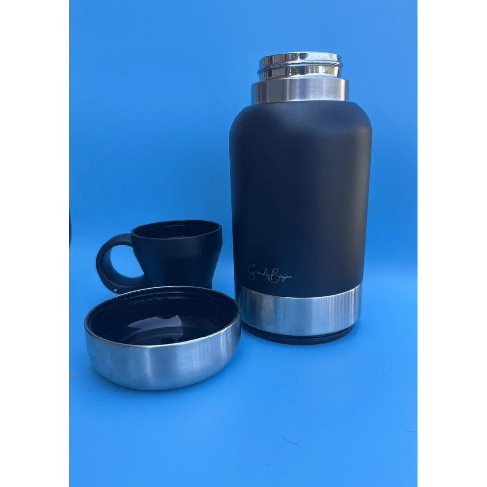 Dog Water Bottle With Travel Bowl 24oz Travel Cup For Pet & Humans